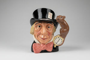 Vintage English Ceramic Character Jug – Royal Doulton ‘Mad Hatter’ D6598 (c.1970–1973)