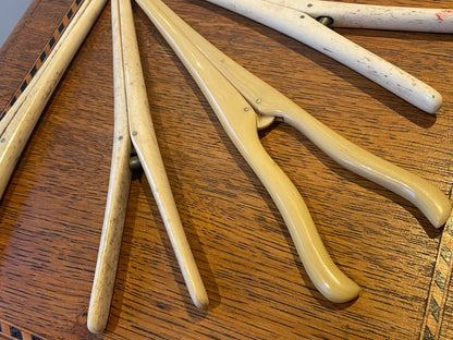Antique Victorian Glove Stretchers – Set of Four Hand-Crafted Early 19th Century Tools (c.1880)