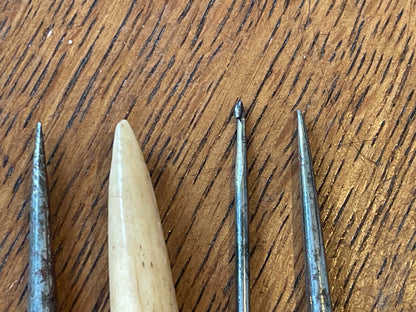 Antique English Sewing Tools – Mixed Bone and Turned Wood Needlework Tools (c.1900–1920)12