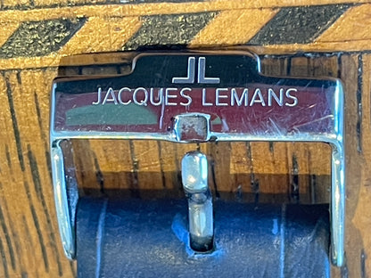 Vintage Jacques Lemans Automatic Wristwatch – Stainless Steel Dress Watch with Date Magnifier (41mm, c.2010s)