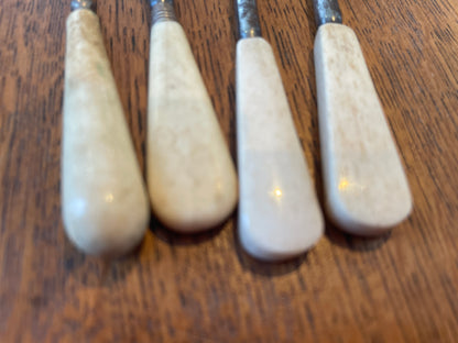 Antique Victorian Bone & Steel Tools – Stilettos, Crochet Hook & Desk Implement (c.1850–1900)5