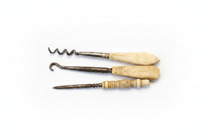 Antique British Bone-Handled Sewing & Craft Tools – Mixed Lot of Awls, Hooks & Stilettos (c.1850–1900)2