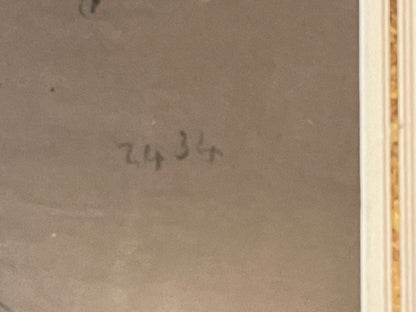 Antique British Pastel and Chalk Study – Animal Sketches on Brown Paper (c1900)