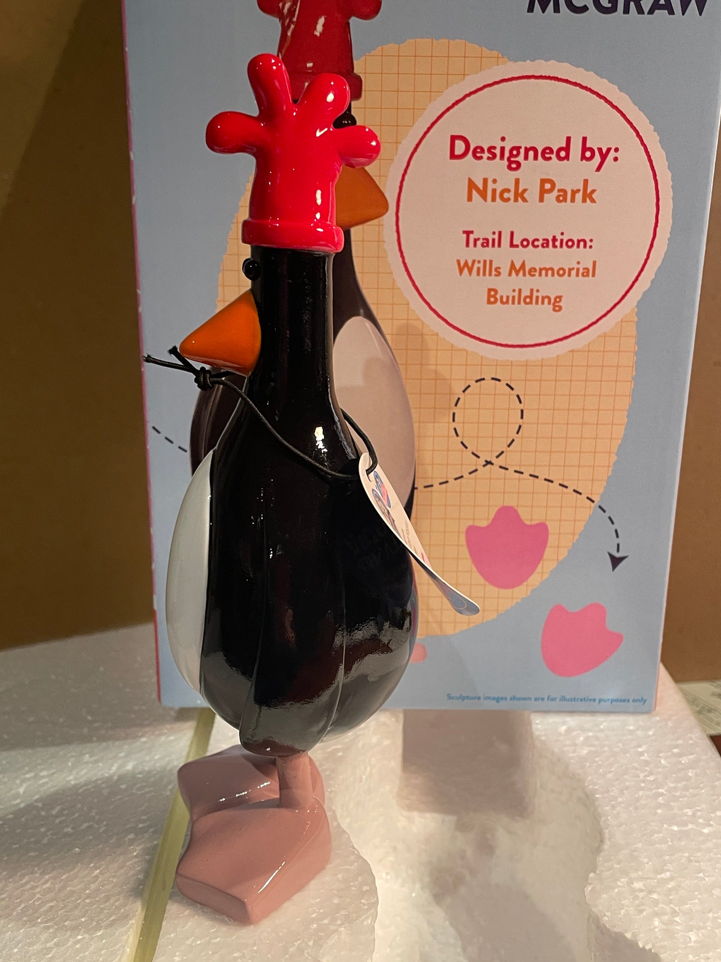 Official Feathers McGraw Figurine – Gromit Unleashed 2 by Nick Park (Boxed Collector’s Edition)
