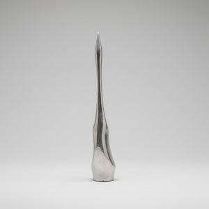 Vintage Canadian Hoselton Aluminium Swan – Hand-Signed #117 Sculpture (c.1970)