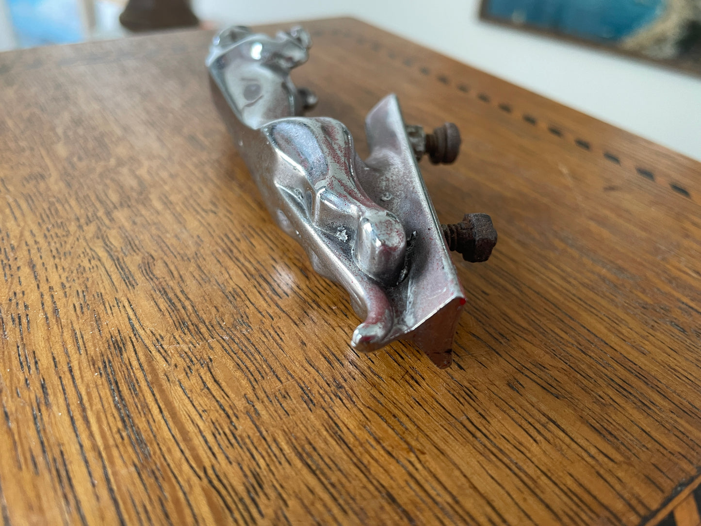 Vintage Jaguar Chrome Leaping Cat Bonnet Mascot – Wilmot Breeden 7 24265 2WB Original