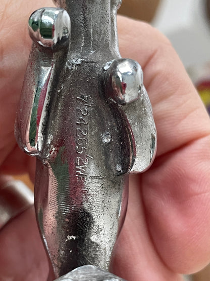 Vintage Jaguar Chrome Leaping Cat Bonnet Mascot – Wilmot Breeden 7 24265 2WB Original