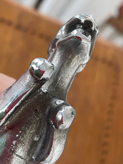 Vintage Jaguar Chrome Leaping Cat Bonnet Mascot – Wilmot Breeden 7 24265 2WB Original