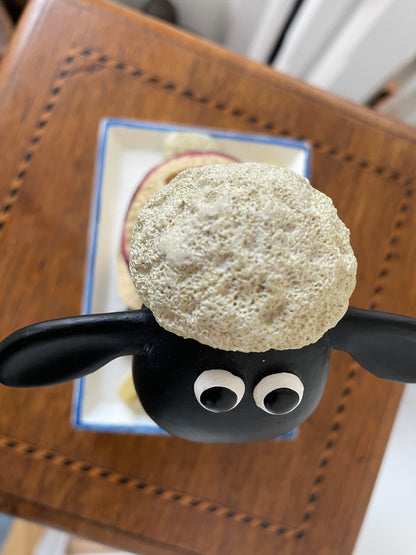 Vintage large Shaun the Sheep Money Bank Figure – Wallace and Gromit Licensed Character Ornament (c.1989)