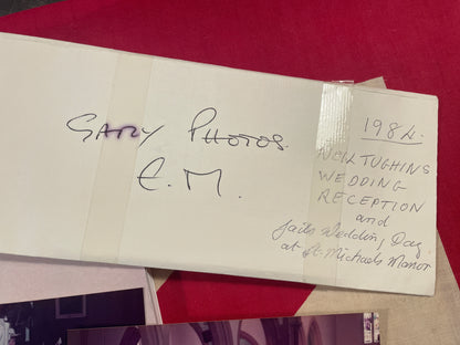 Rare Eric Morecambe original photographs in original hand written envelope from personal collection 104
