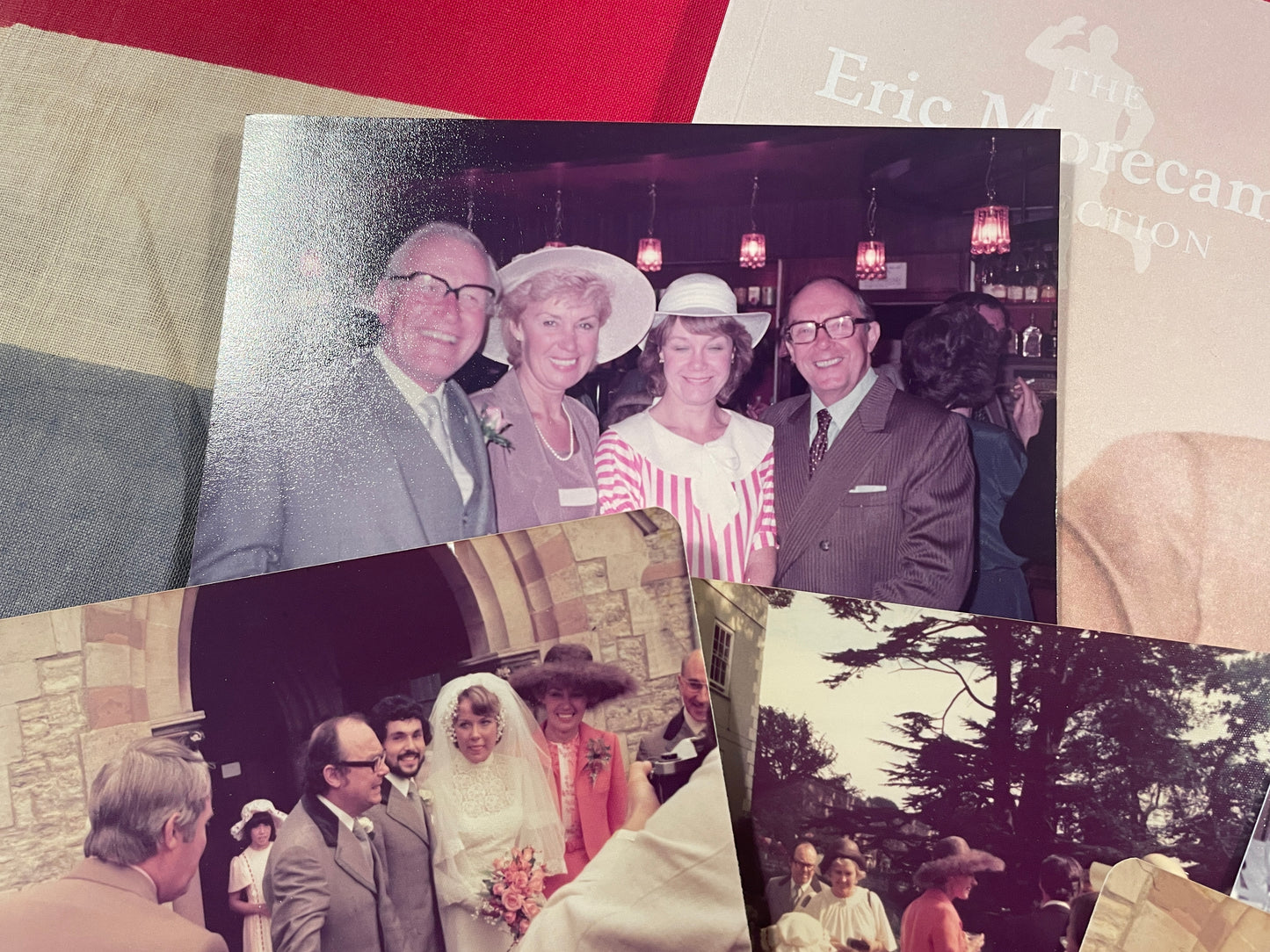 Rare Eric Morecambe original photographs in original hand written envelope from personal collection 104