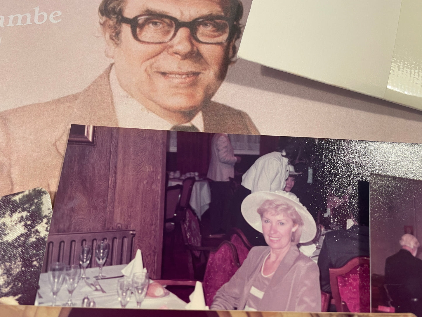 Rare Eric Morecambe original photographs in original hand written envelope from personal collection 104