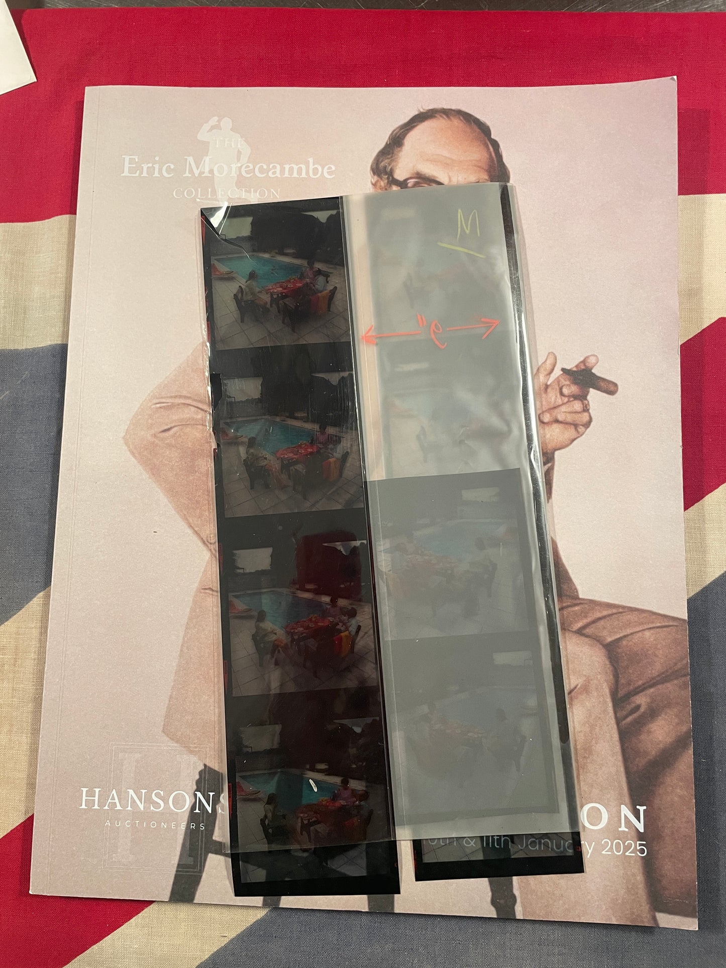 Eric Morecambe original photographs at home around his pool  from personal collection 112
