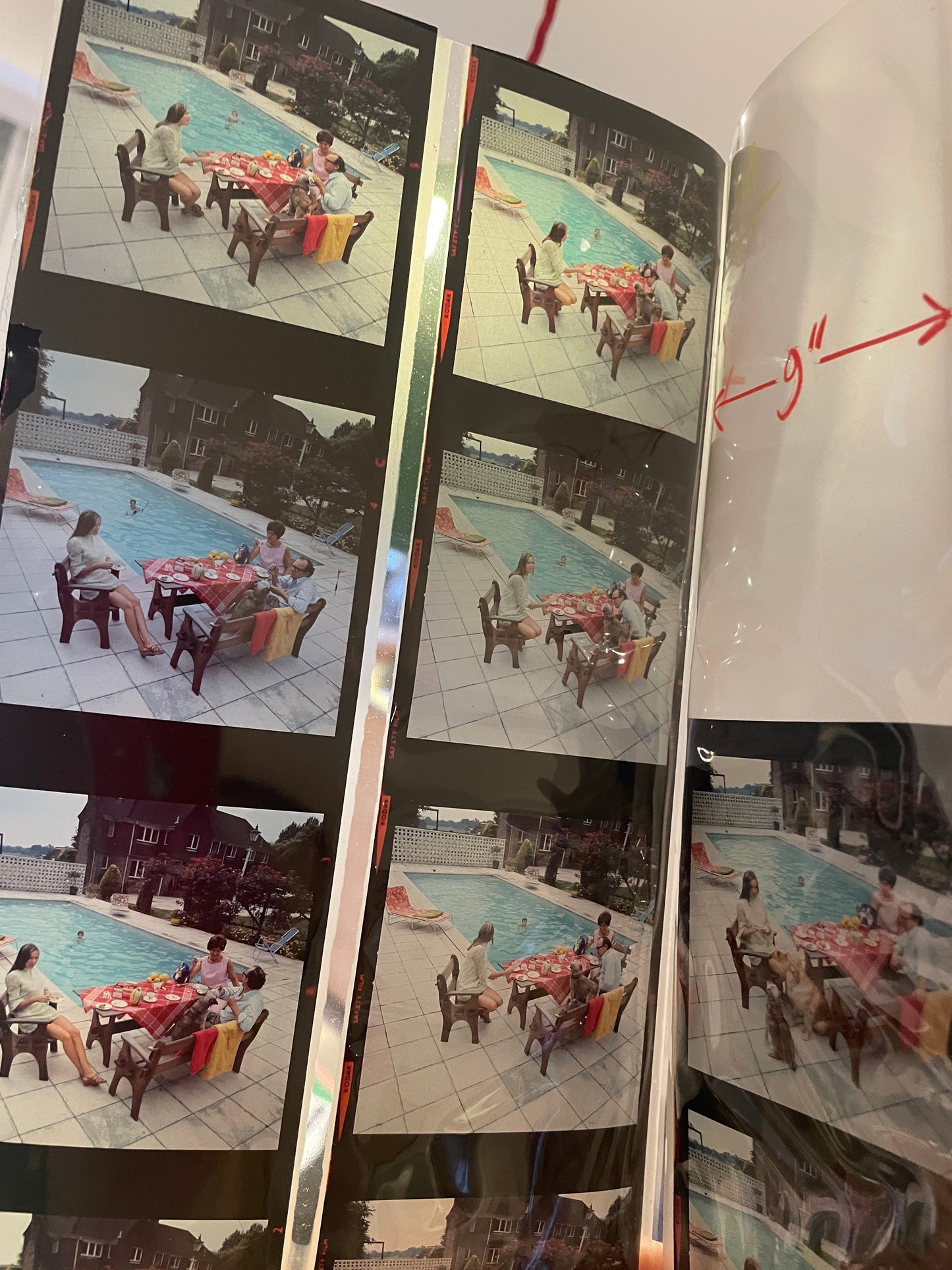 Eric Morecambe original photographs at home around his pool  from personal collection 112