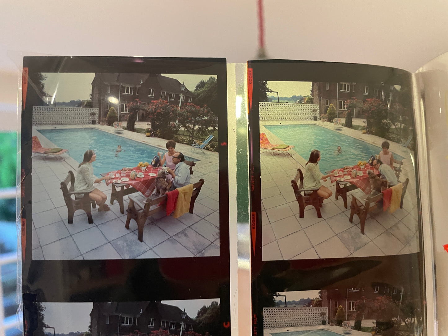 Eric Morecambe original photographs at home around his pool  from personal collection 112