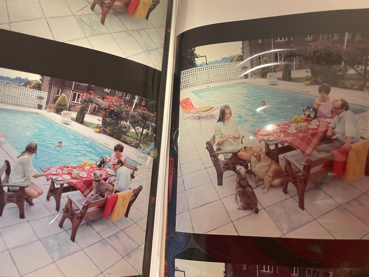 Eric Morecambe original photographs at home around his pool  from personal collection 112