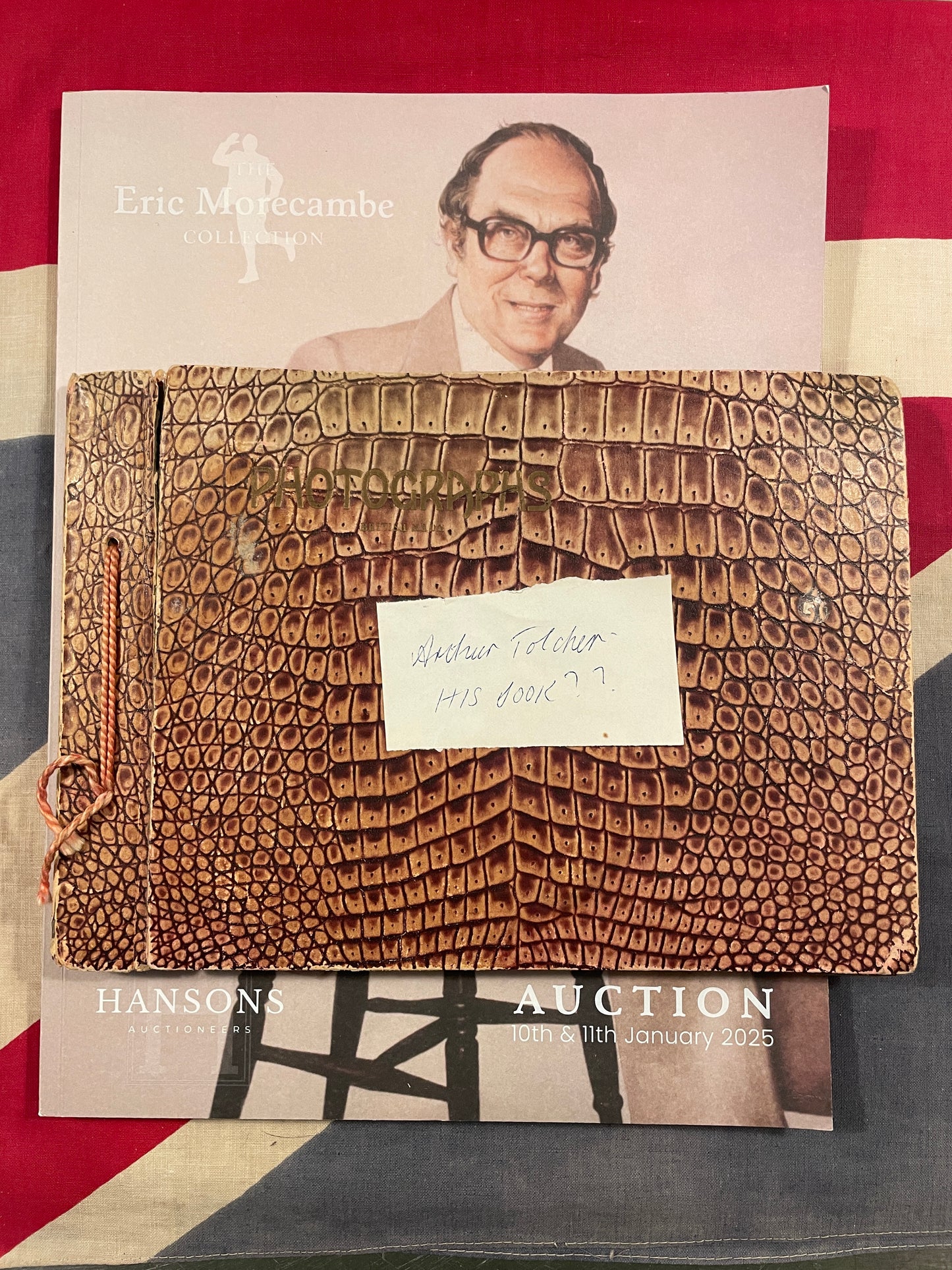 Eric Morecambe original photograph book of Arthur Tolcher famous harmonica player 114