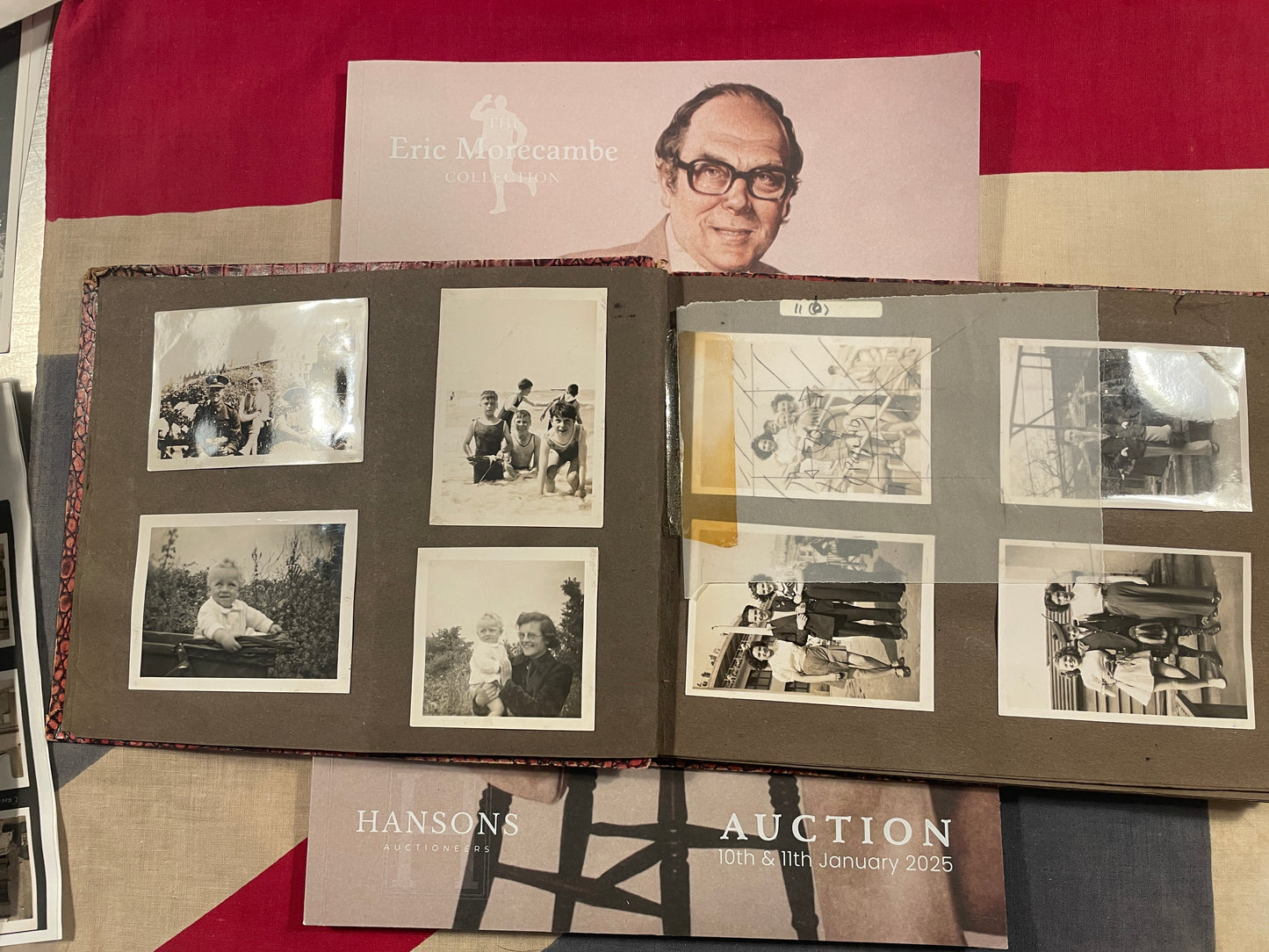 Eric Morecambe original photograph book of Arthur Tolcher famous harmonica player 114