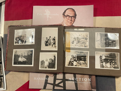 Eric Morecambe original photograph book of Arthur Tolcher famous harmonica player 114