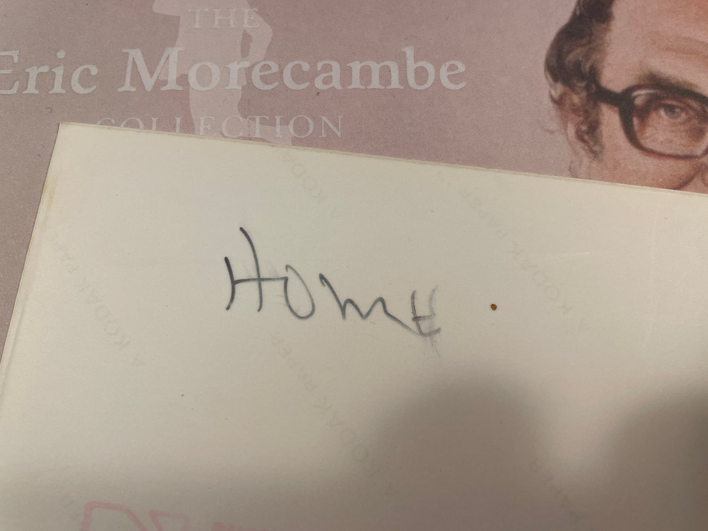 Eric Morecambe original photographs from personal collection 117