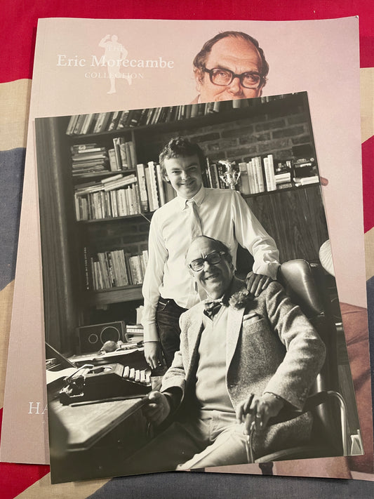 Eric Morecambe original publication photograph with his son from personal collection 122