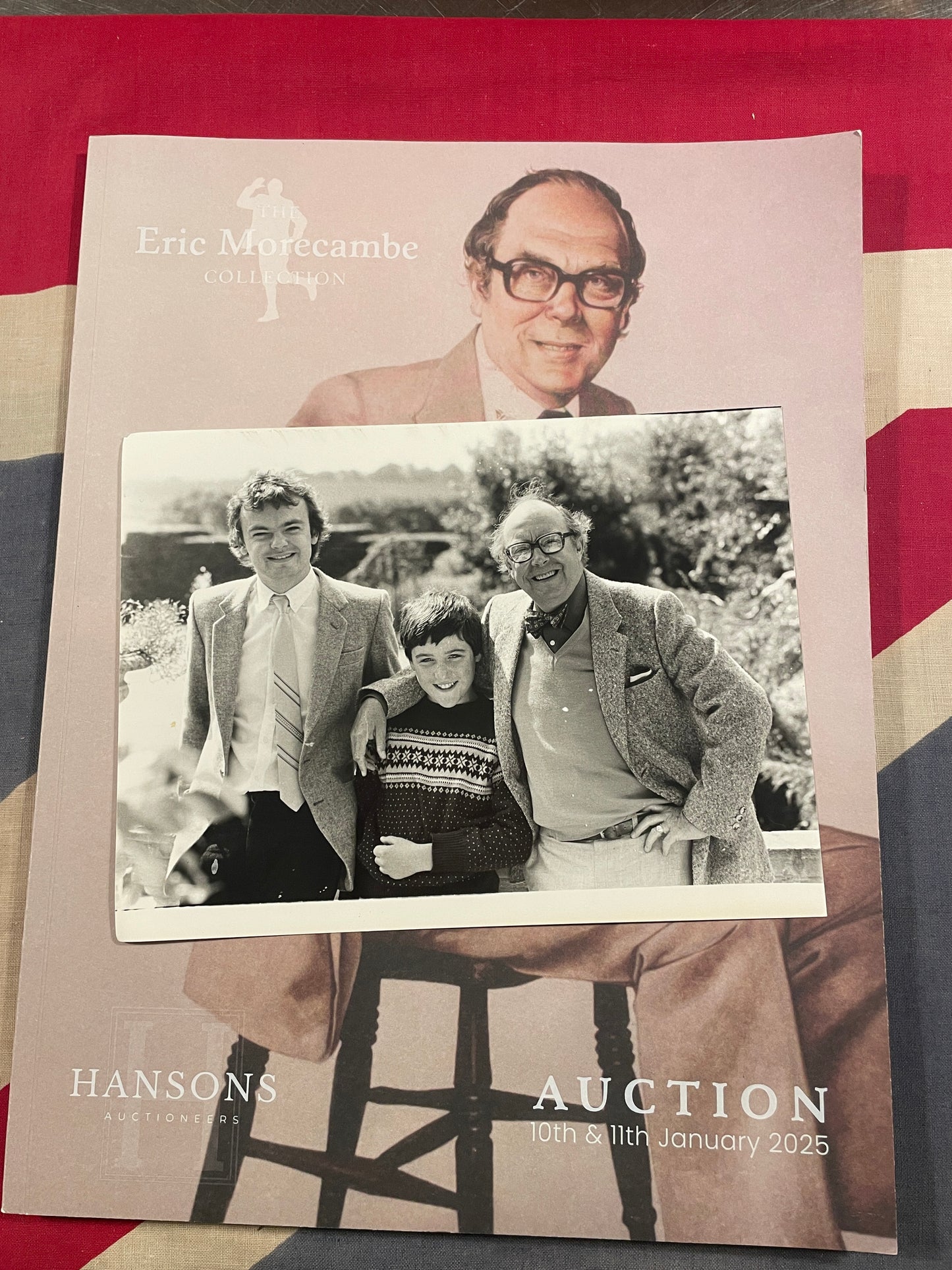 Eric Morecambe original photograph of him and sons from personal collection 140