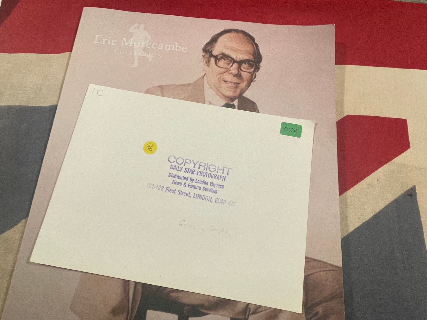 Eric Morecambe original photograph of him and sons from personal collection 140