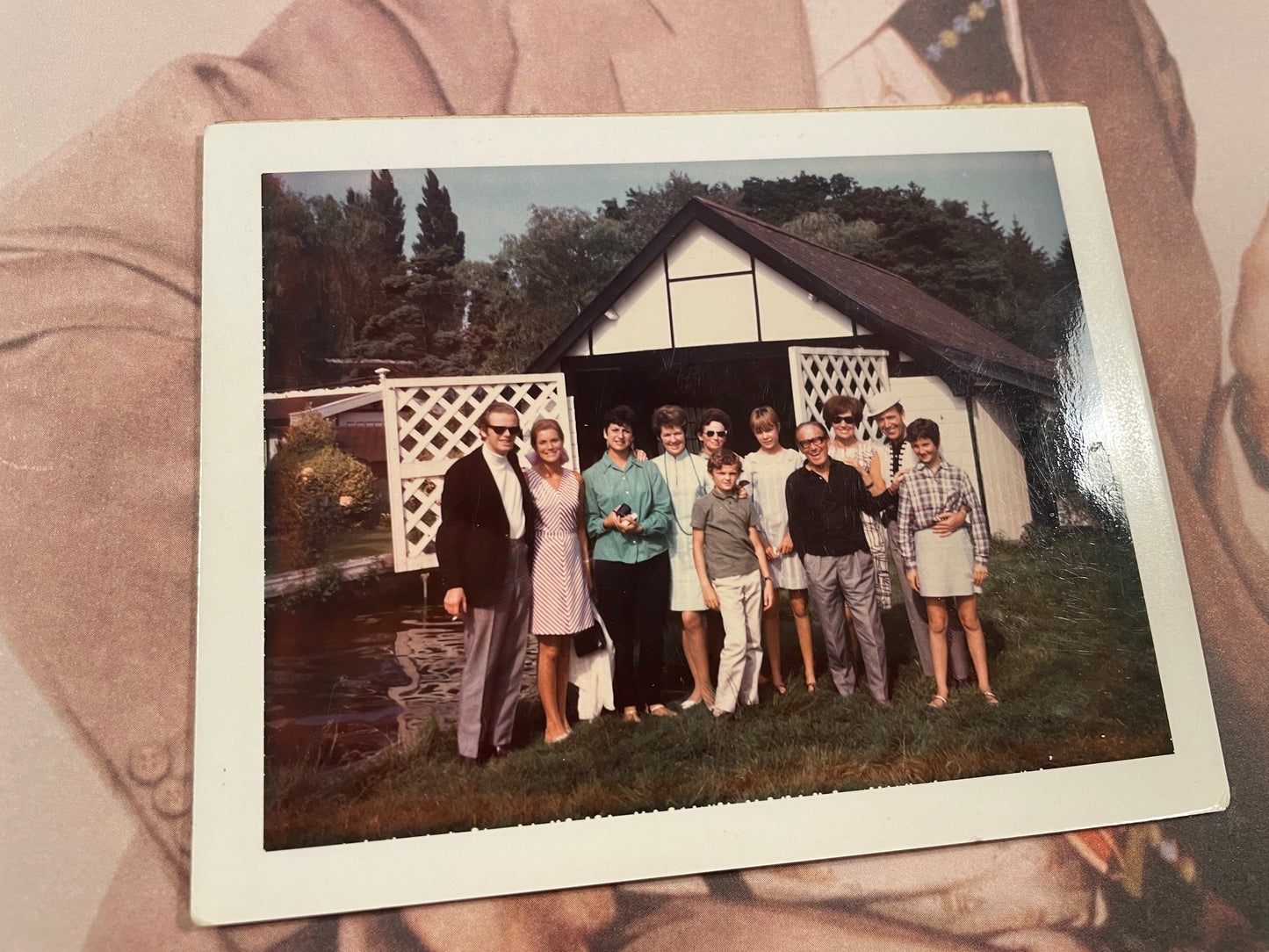 Eric Morecambe original group photograph of family and celebs from personal collection 141