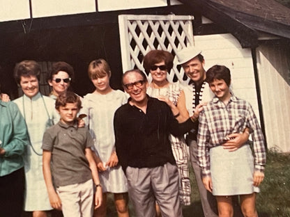 Eric Morecambe original group photograph of family and celebs from personal collection 141