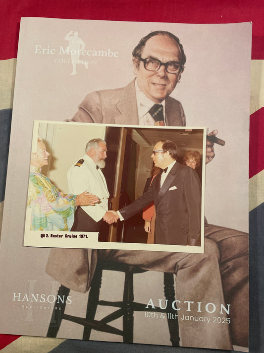 Eric Morecambe original photograph on QE2 from personal collection 143