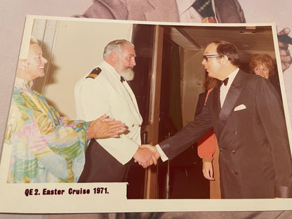 Eric Morecambe original photograph on QE2 from personal collection 143