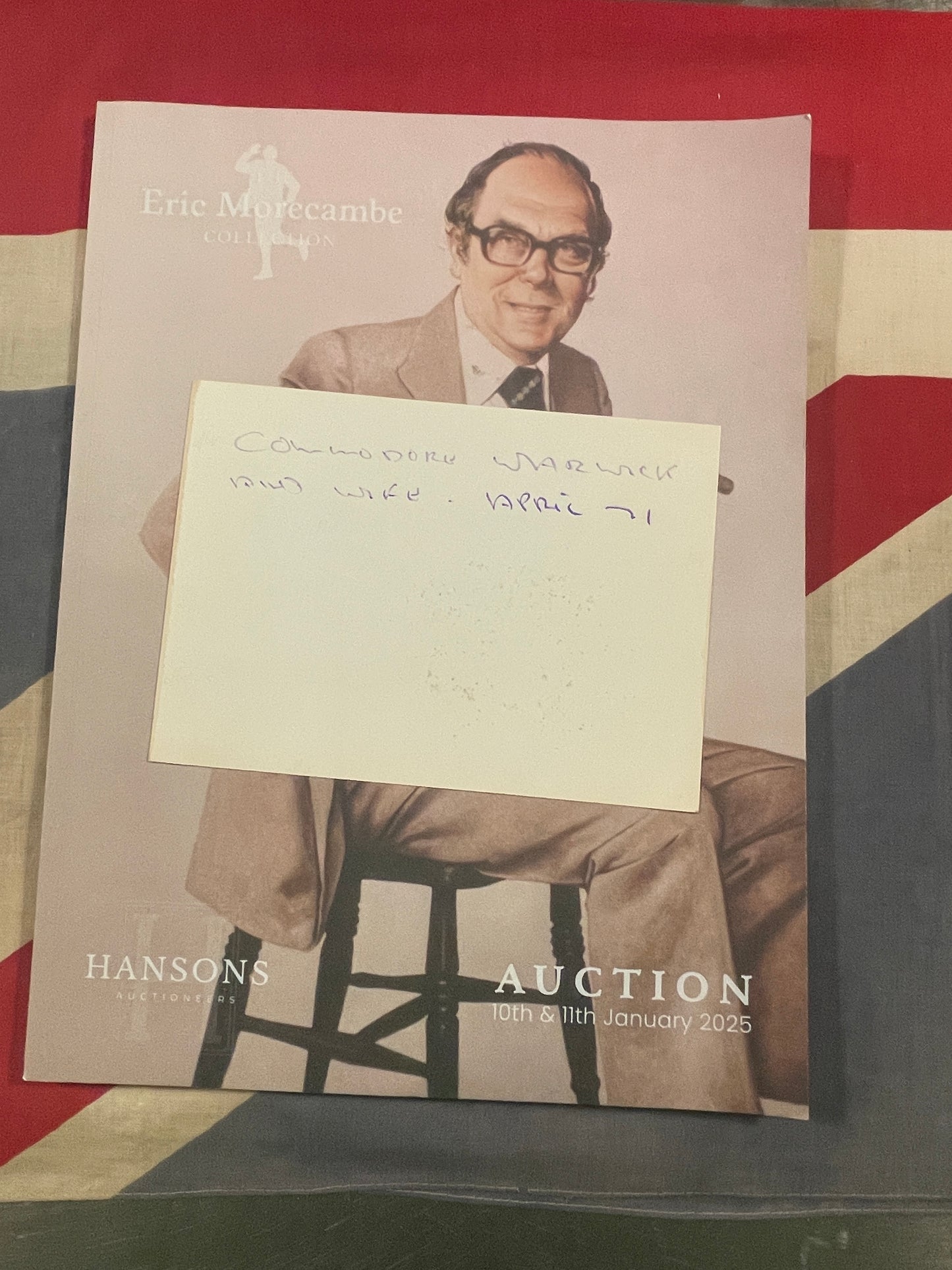 Eric Morecambe original photograph on QE2 from personal collection 143