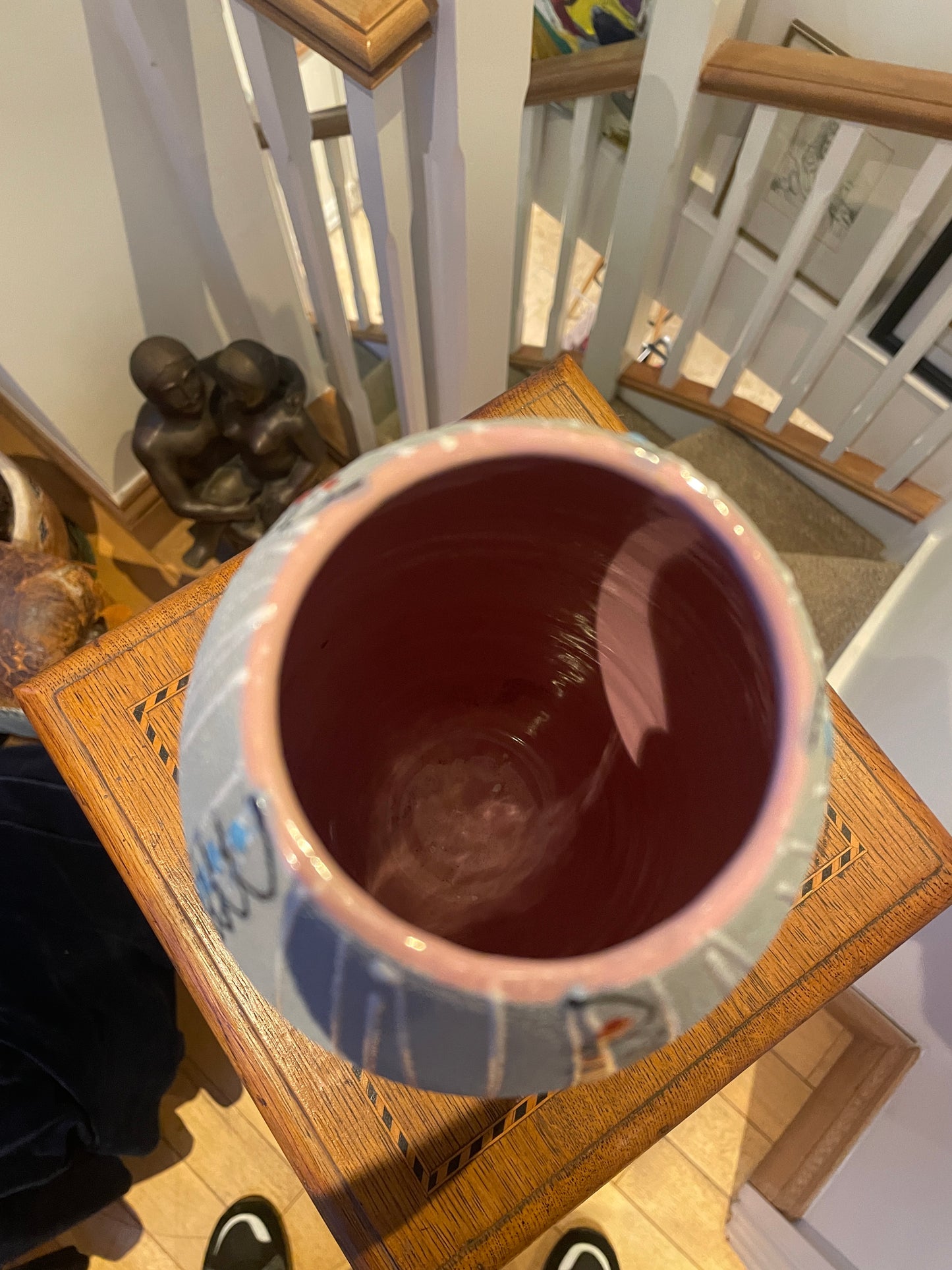 Vintage Italian Studio Pottery Vase by Fratelli Fanciullacci – Mid-Century Abstract Textured Form (c.1960s)