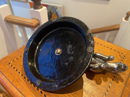 Early Jaguar Bonnet Mascot – Wilmot Breeden Leaping Cat Chrome Emblem (7/10091/1)