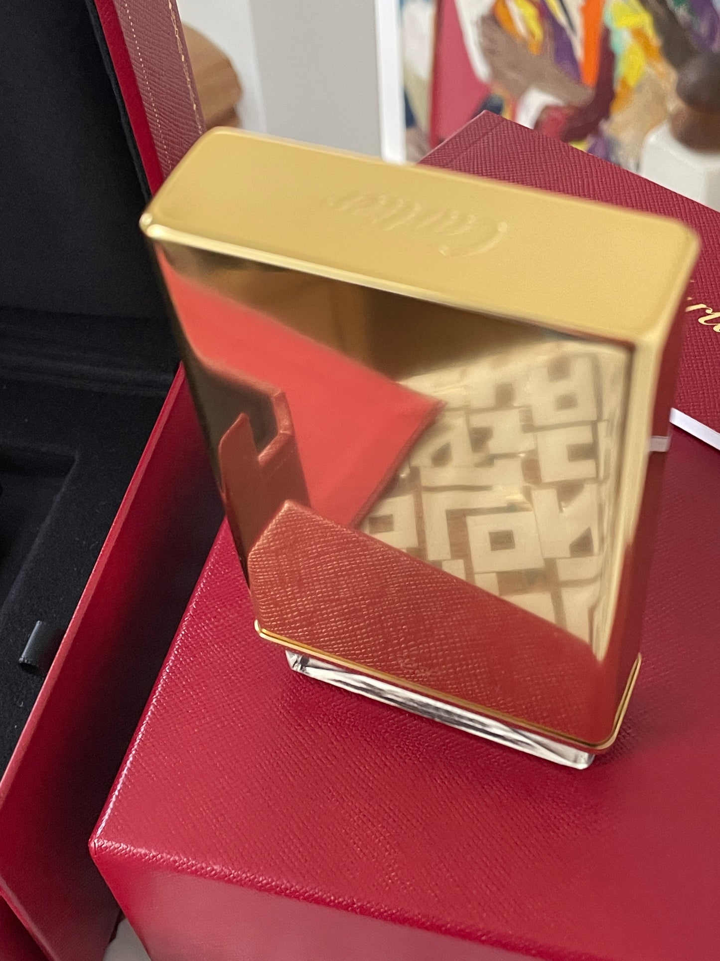 Vintage Cartier Nécessaires à Parfum – Blue Dots Lacquer Refillable Perfume Case with Two 30ml Bottles & Original Boxes (France)