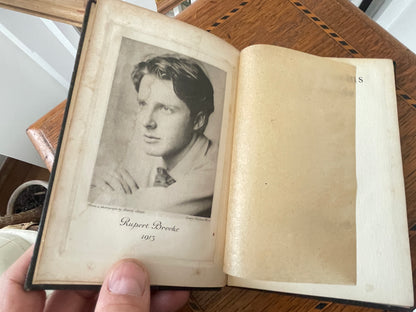 Antique English Poetry Book – Rupert Brooke Selected Poems Fifth Impression (1920)