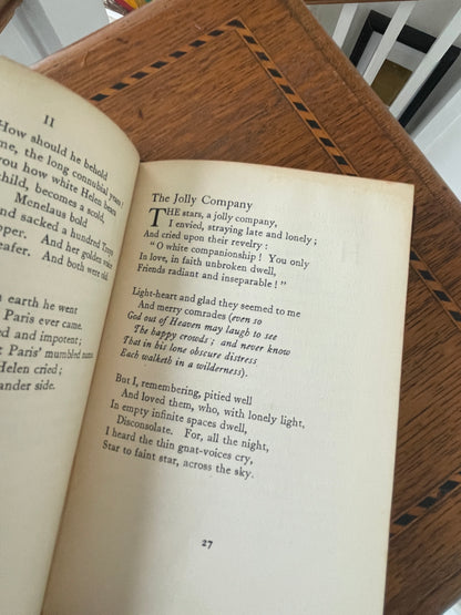 Antique English Poetry Book – Rupert Brooke Selected Poems Fifth Impression (1920)