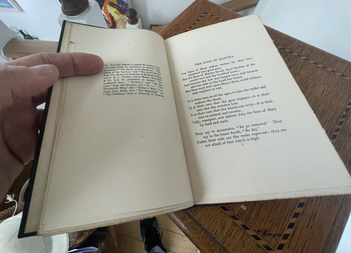 Antique Hardback Poetry Book – Twenty Poems from Rudyard Kipling Special Limited Edition, Kipling Memorial Fund Banquet (1937)