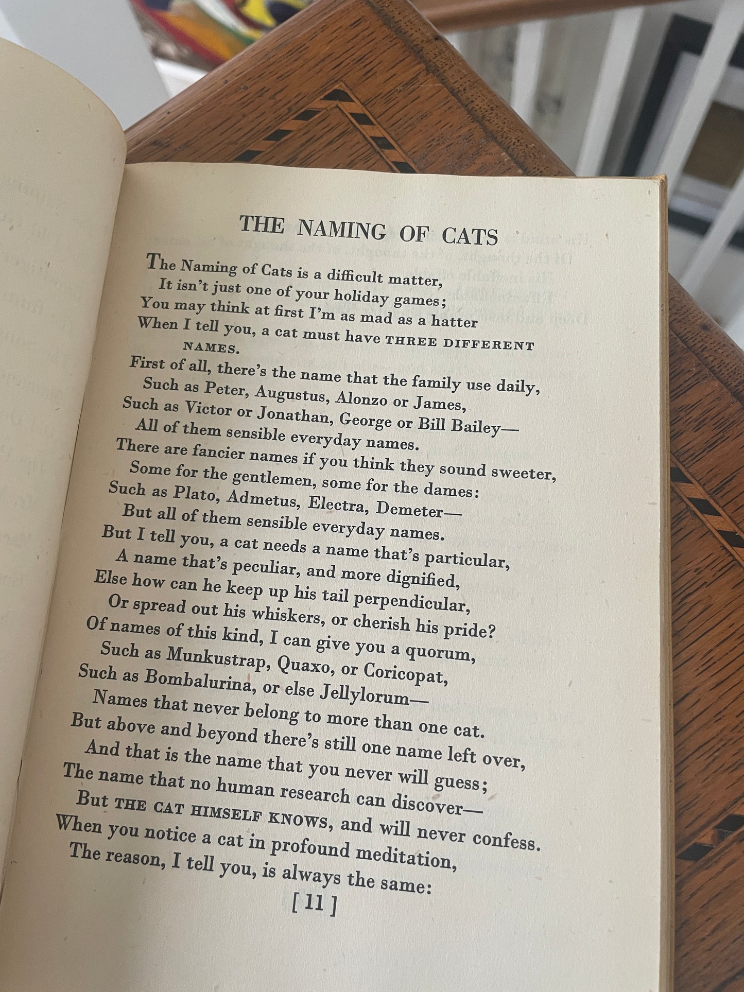 Vintage Old Possum’s Book of Practical Cats by T. S. Eliot – Faber & Faber Hardback, Wartime Impression with Inscription (1943)