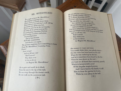 Vintage Old Possum’s Book of Practical Cats by T. S. Eliot – Faber & Faber Hardback, Wartime Impression with Inscription (1943)