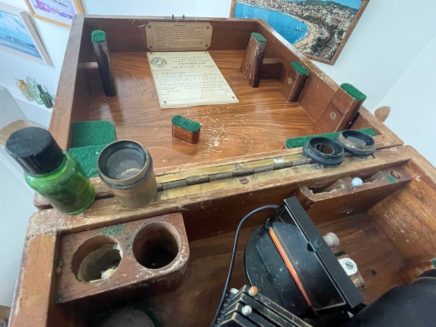 Kelvin Hughes Class A Marine Sextant – National Physical Laboratory Certified, Boxed (1967)