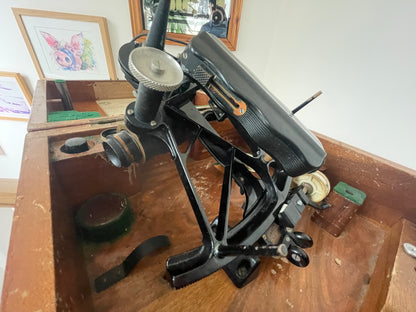 Kelvin Hughes Class A Marine Sextant – National Physical Laboratory Certified, Boxed (1967)