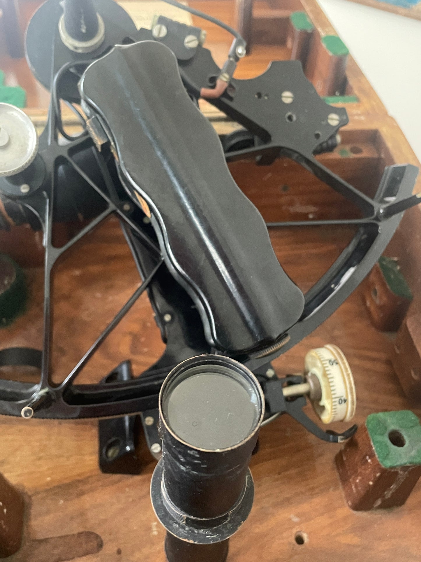 Kelvin Hughes Class A Marine Sextant – National Physical Laboratory Certified, Boxed (1967)