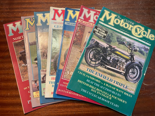 Vintage British Motorcycle Magazines – The Classic Motorcycle Collection (1988–1989)