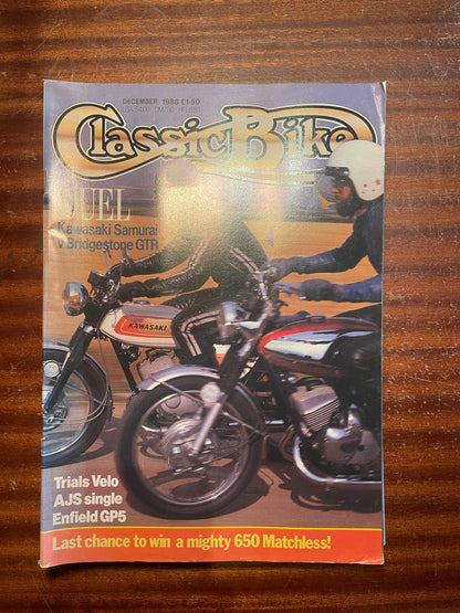 Classic British Motorcycle Magazines – Classic Bike Collection with Original Cloth Badge (1988–1990)