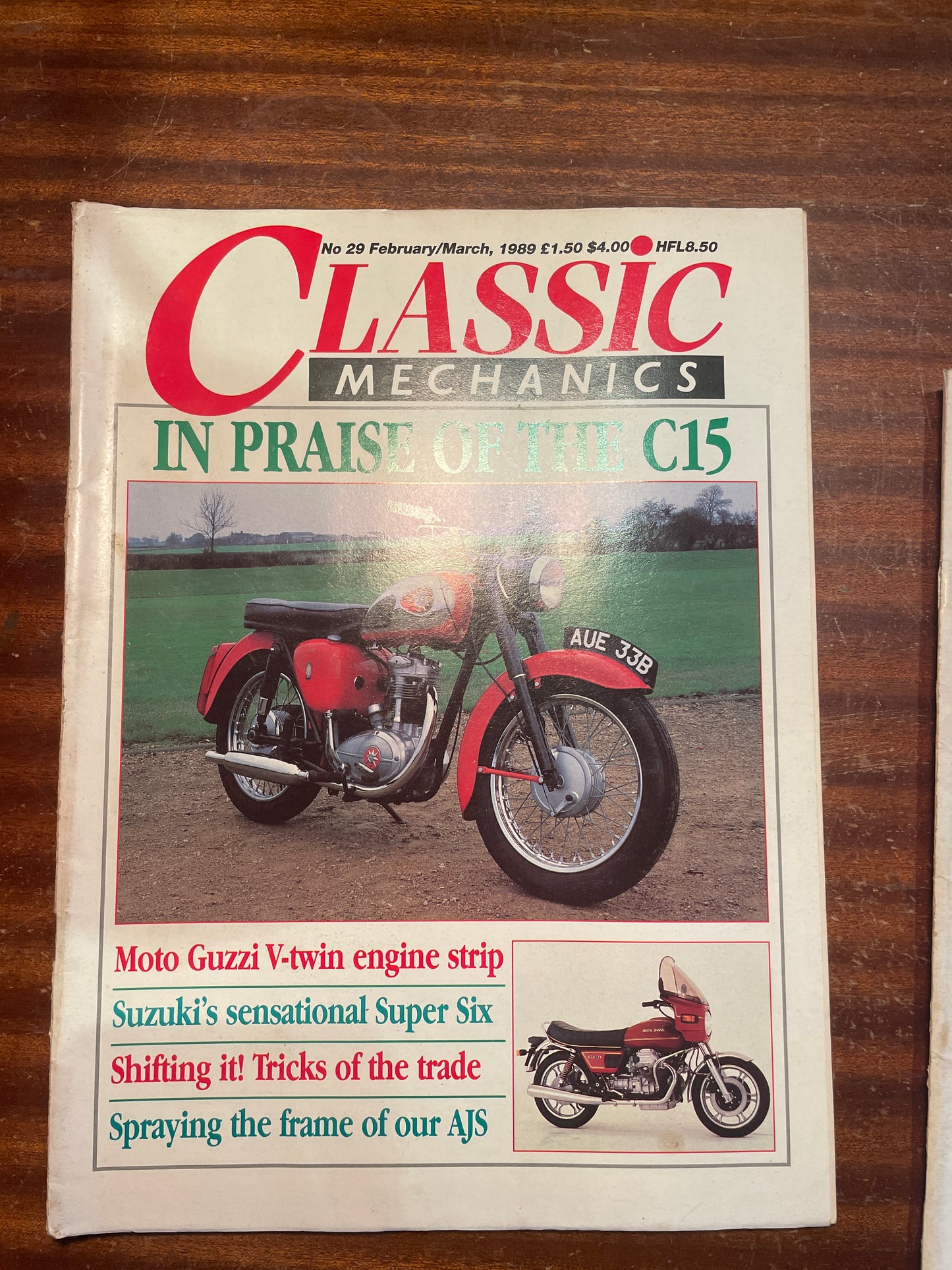 Vintage Classic Mechanics Magazines – BSA Super Rocket, C15 & Gold Star (1988–1989)