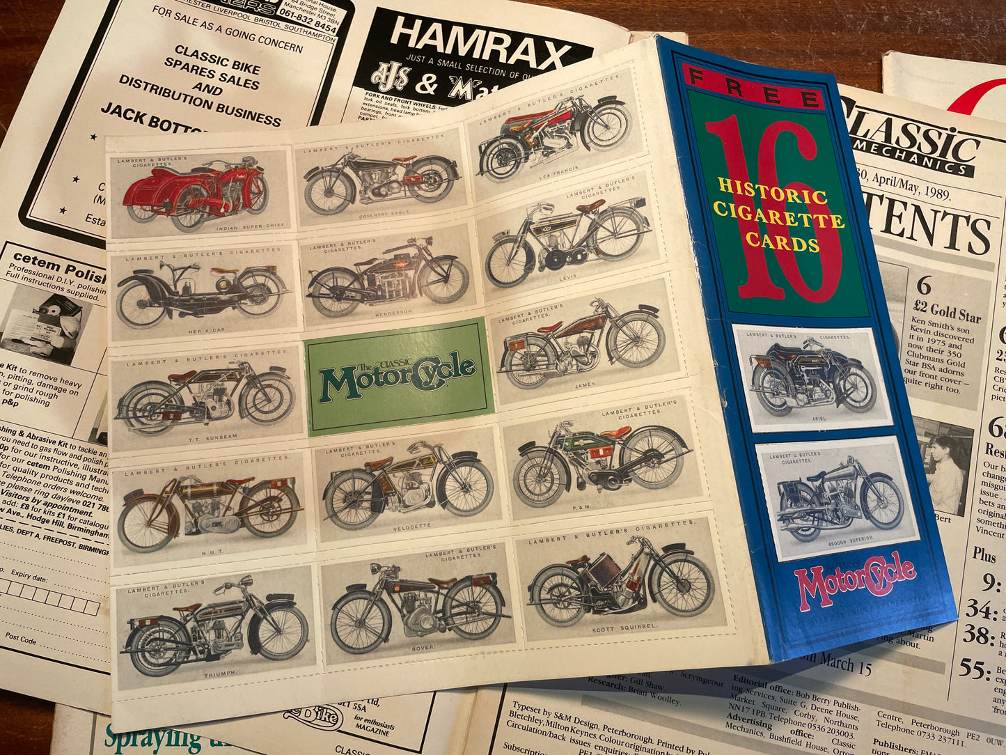 Vintage Classic Mechanics Magazines – BSA Super Rocket, C15 & Gold Star (1988–1989)