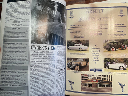 Classic & Sportscar Magazines – January, July & August 1989 (Jaguar E-Type, Aston Martin, Alfa Romeo, Rolls-Royce)