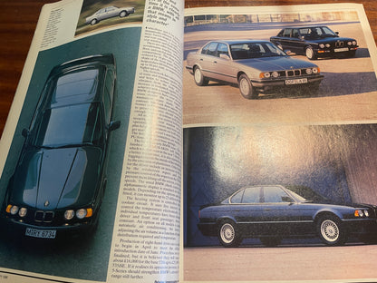 Vintage Autocar Magazine – BMW New 5 Arrives (20 January 1988)