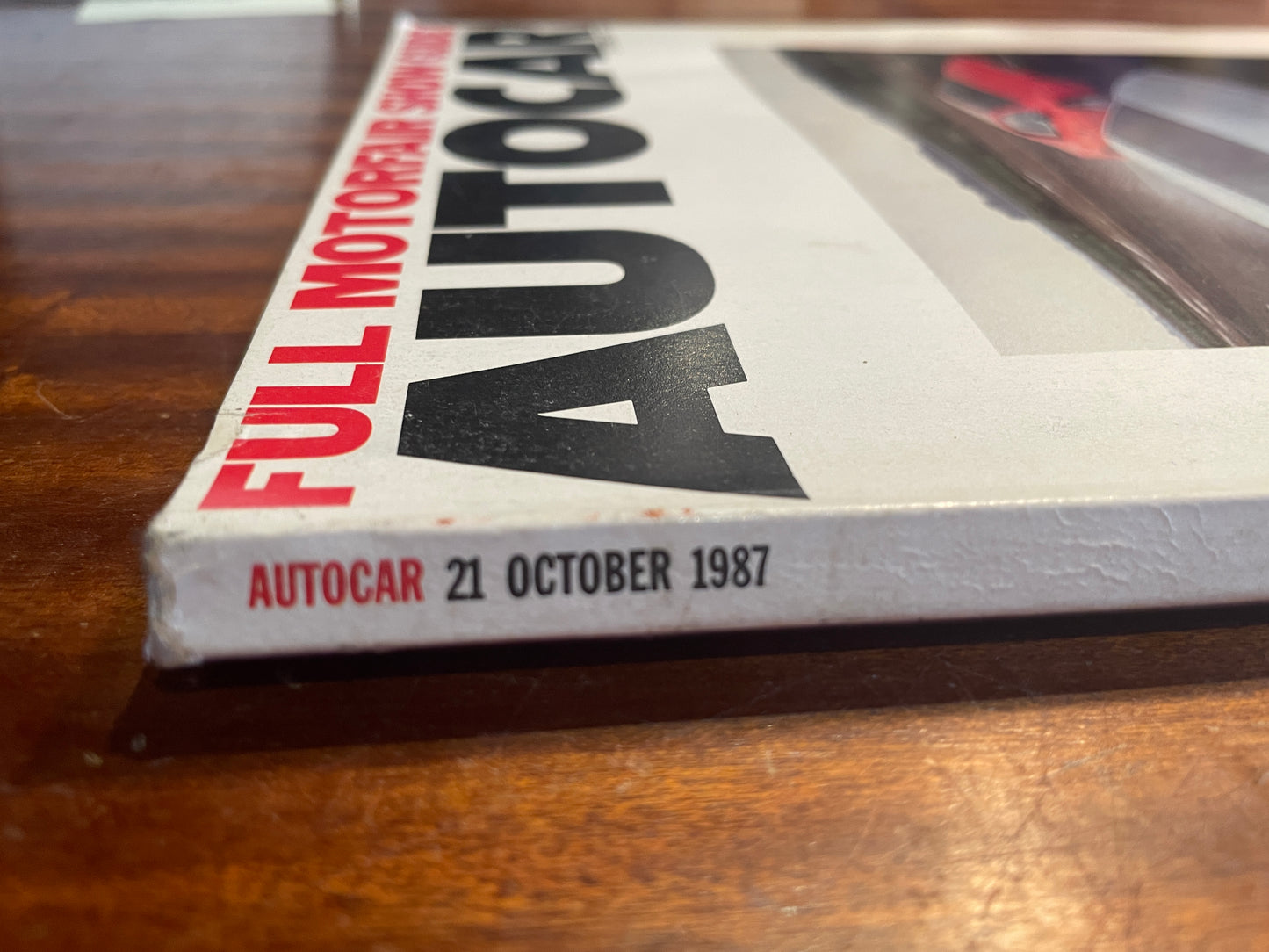 Vintage Autocar Magazine – Full Motorfair Show Guide (21 October 1987)